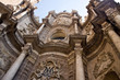 Front side of the cathedral in Valencia