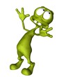 Alien Cartoon funny dance Alien Cartoon funny dance