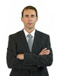 Businessman with arms folded