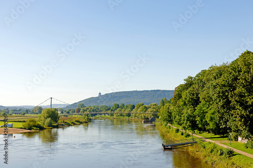 Photo: Minden an der Weser mit der Porta Westfalica Minden an der Weser mit der Porta Westfalica