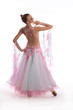 Woman with a beautiful dress