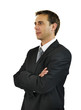 side view of businessman