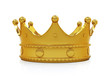 Golden crown - front view