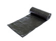 Disposable trash bag isolated over white Disposable trash bag isolated over white