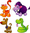 Cartoon animals