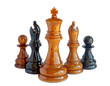 Chess isolated on white