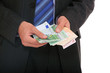 Business man is paying Business man is paying