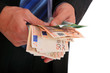 Business man is paying Business man is paying