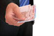 Business man is paying Business man is paying