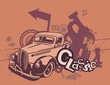 Grunge Automotive Background Grunge Automotive Background