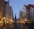 MÃ¼nster - Prinzipalmarkt - Abendstimmung