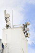 Communications Antennae on Building Communications Antennae on Building