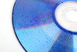 Drops of water on DVD