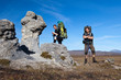 Pärchen auf Trekkingtour in Lappland Pärchen auf Trekkingtour in Lappland