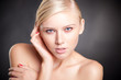 Girl with blue eyes