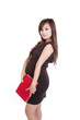 Pregnant woman with book