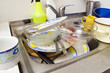 Mess in a sink