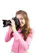 Young female photographer Young female photographer