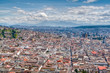 Blick auf Quito vom Panecillo-Hügel Blick auf Quito vom Panecillo-Hügel