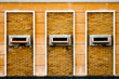 Brick wall building