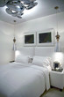 bedroom in white colors