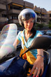 woman on the bike