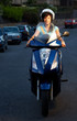woman on the bike