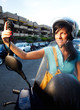 woman on the bike