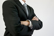 Business man with arms folded