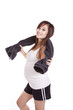 Pregnant towel looking Pregnant towel looking