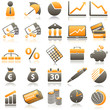 economic Orange Icons economic Orange Icons
