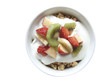 Früchte-Müsli von oben