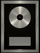 Illustration: Platin-Schallplatte Platin-Schallplatte