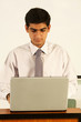male student in a classroom.