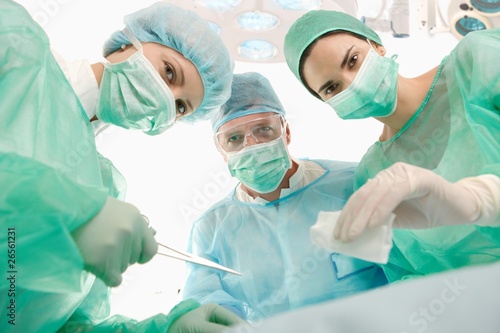 Photo: Surgeons at work Surgeons at work