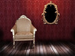 old wall and chair