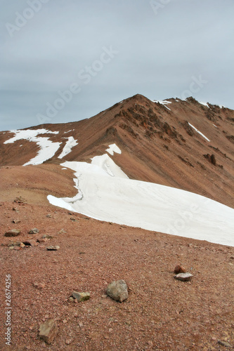 Photo: Idyllic harmonic mountain landscape. Tien Shan mountains Idyllic harmonic mountain landscape. Tien Shan mountains