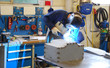 Schweisser bei der Arbeit