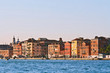 Cityscape of Venice town, Italy from Passenger Cruise