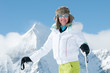 Skier portrait
