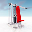 Illustration: Fitnessstudio Fitnessstudio