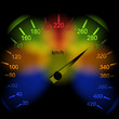 Tachometer bunt