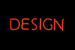 Design neon sign