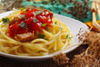 Photo: Spaghetti with tomato sauce Spaghetti with tomato sauce