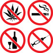 Forbidding  Vector Signs