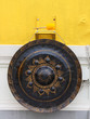old gong with hammer old gong with hammer