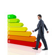 walking man and energy label walking man and energy label