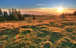 Sonnenuntergang in den Alpen