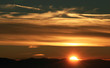 Sonnenuntergang in den Alpen