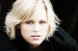 Portrait einer blonden Frau